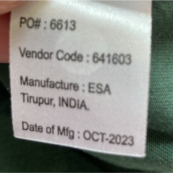 Lazy One Fetching Tired Dark Green PJ Tee Woman Large Short Sleeve Cotton NWT - Picture 6 of 9